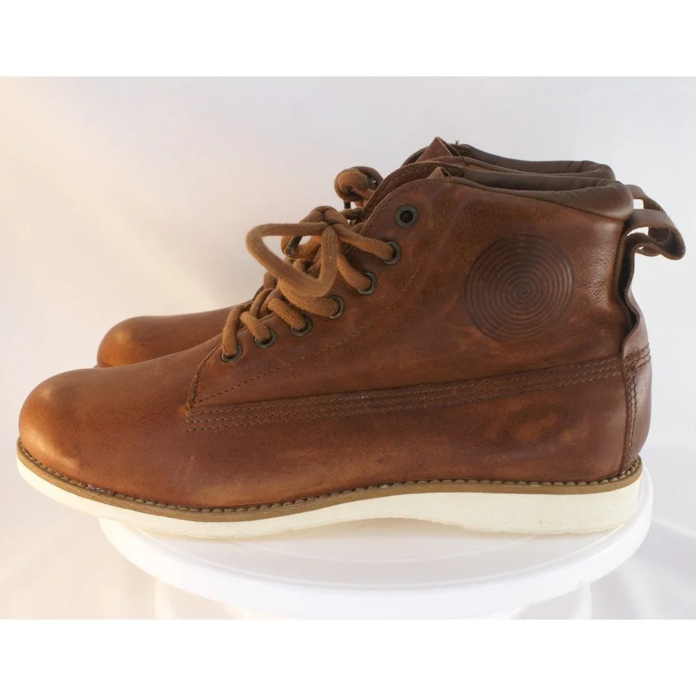 Alpinestars Oscar Rayburn Riding Boots Brown Leather Mens US 9 EUR 42 281835